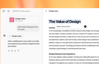 OpenAI rolls out Canvas, its newest ChatGPT interface