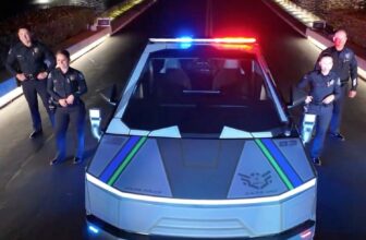 California Cops Show Off Absurd New Cybertruck With Music From Terminator Movies