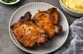 Air Fryer Pork Chops | Cookies & Cups